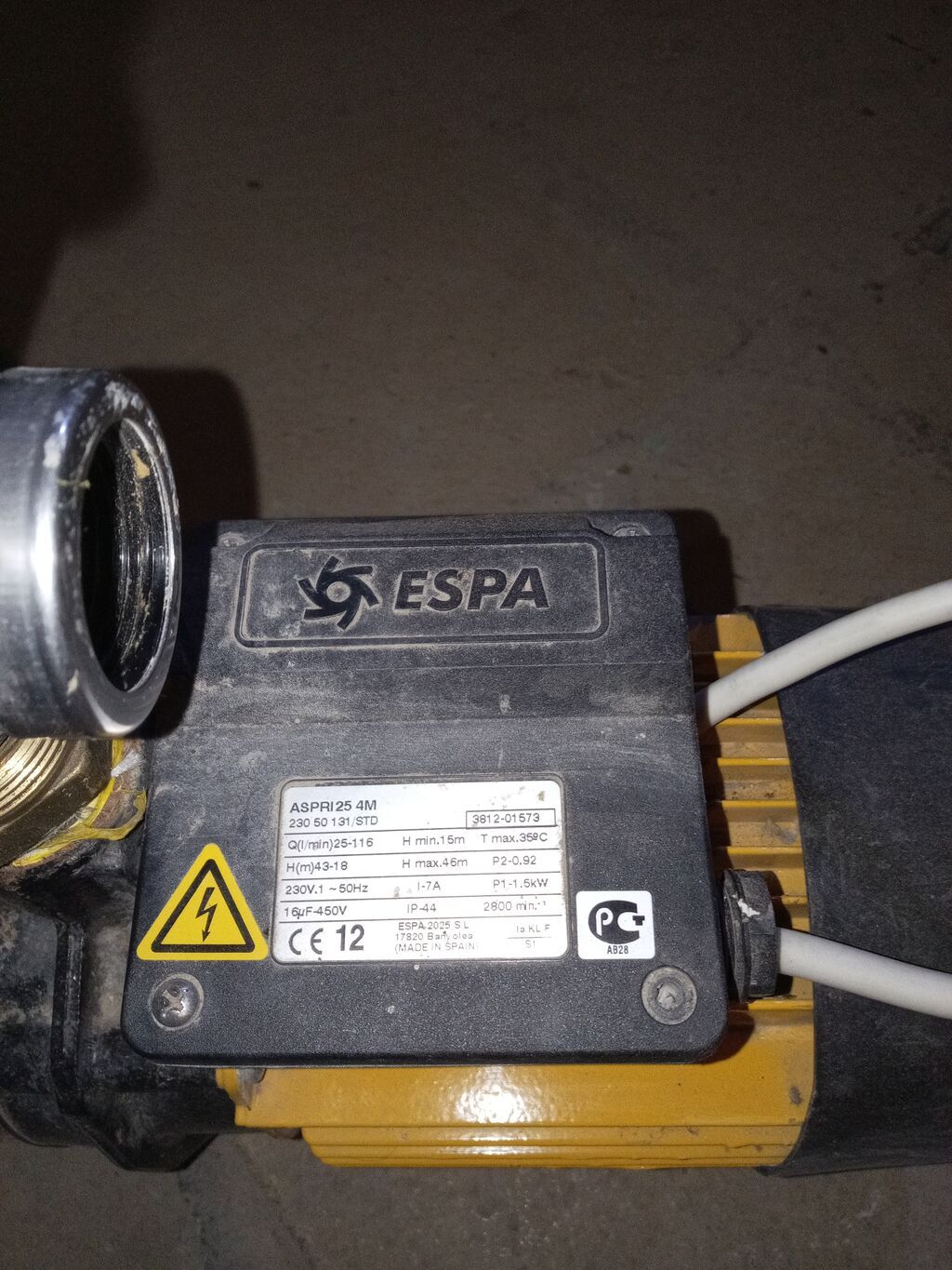Espa Asprı 25 4M su nasosu – İspaniya istehsalı, avtonom təzyiq — Su nasosu, Bakı (2)