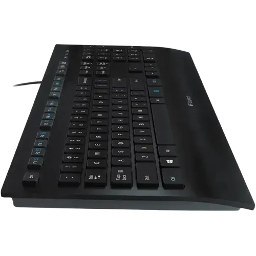 Logitech Corded Keyboard K280E Business - Russian layout Black (920-005215) — Klaviaturalar və siçanlar, Bakı (2)