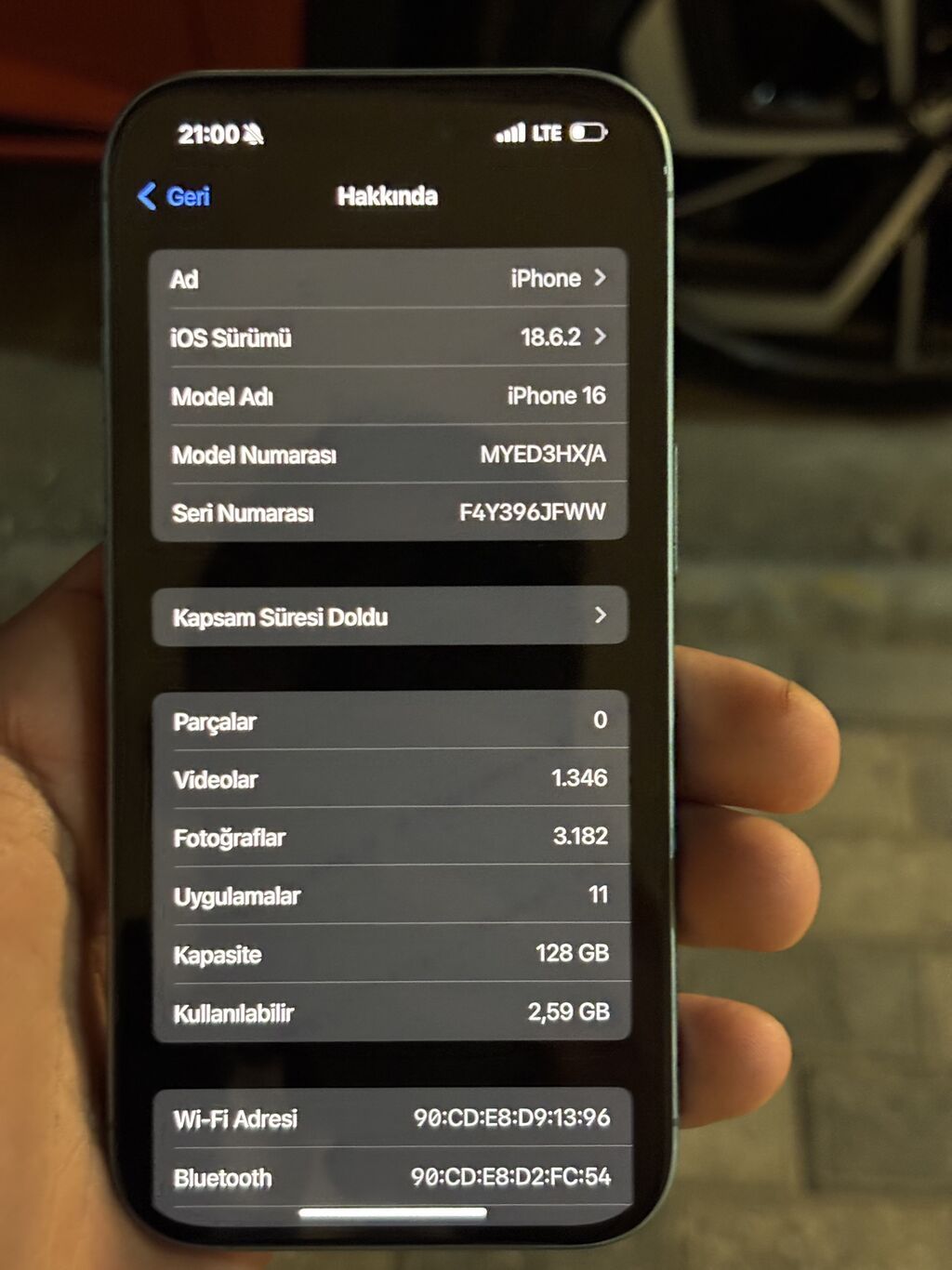 IPhone 16, 128 GB, Alpine Green, Simsiz şarj, Face ID — Apple iPhone, Xırdalan (7)