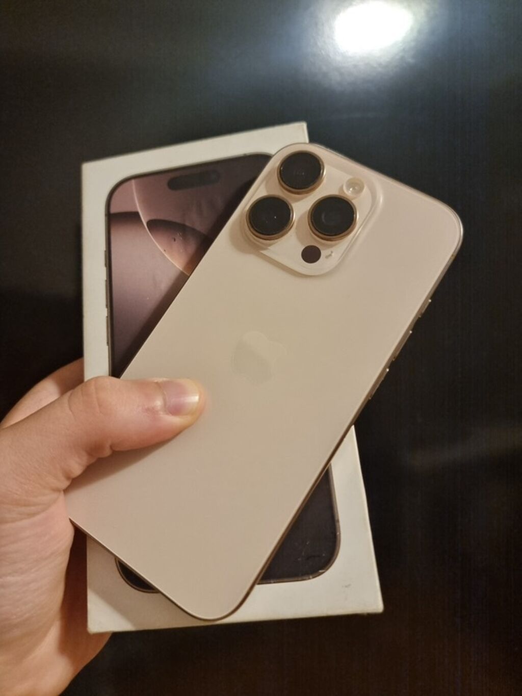 IPhone 16 Pro, 128 GB, Qızılı, Face ID — Apple iPhone, Tovuz (4)