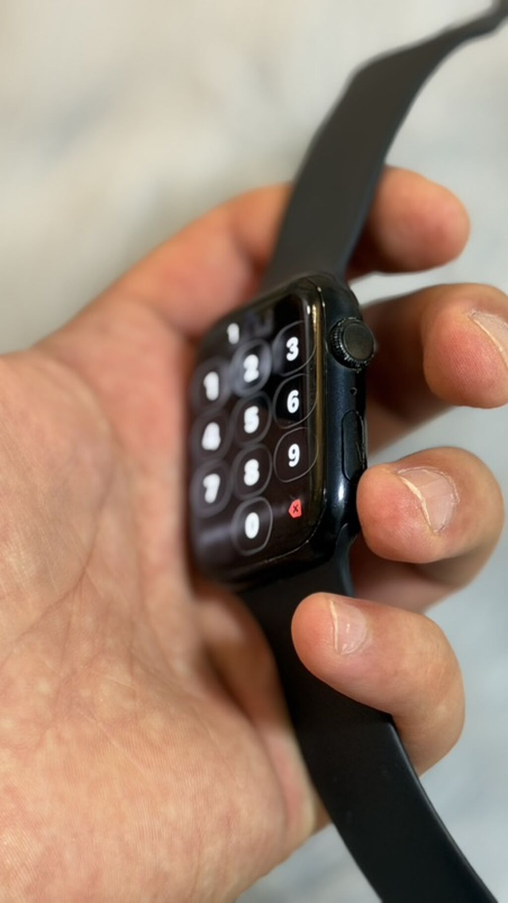 Ağıllı saat – qara rəngli silikon qayışlı, düzbucaqlı sensor displeyli — Ağıllı saatlar, Salyan (3)