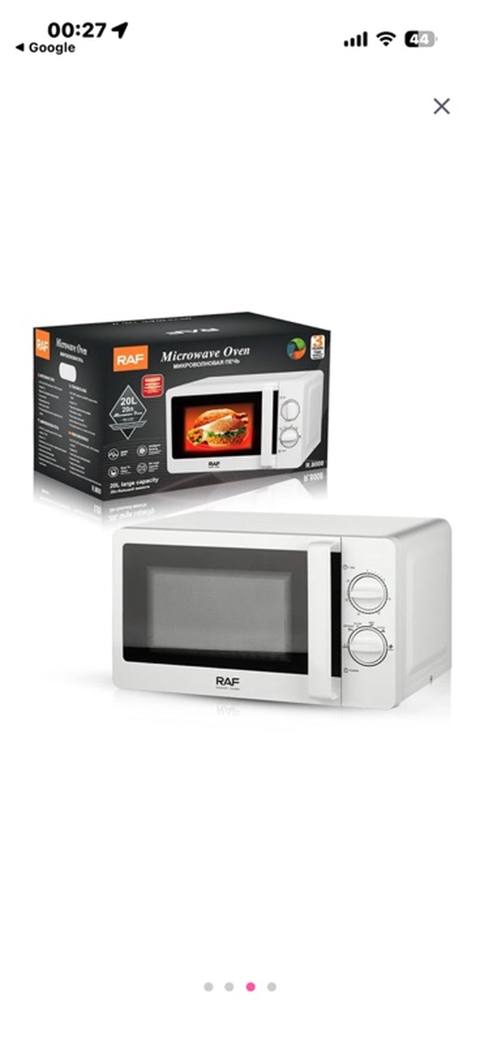 Mikrodalğalı soba Raf, Ayrıca dayanan, Mikrodalğalar ilə, rəng - Ağ, Yeni — Microwaves