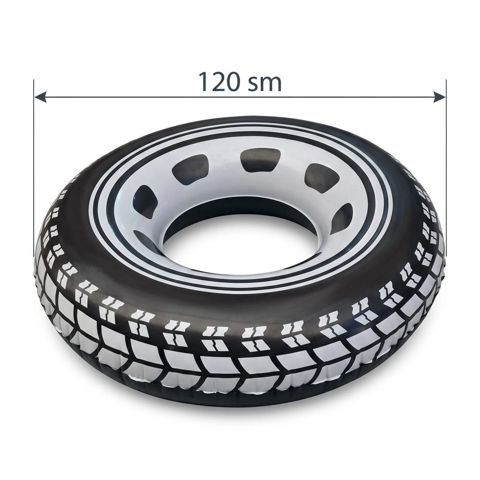 Şişmə halqa HP384293782, qara, 120 sm — Bakı