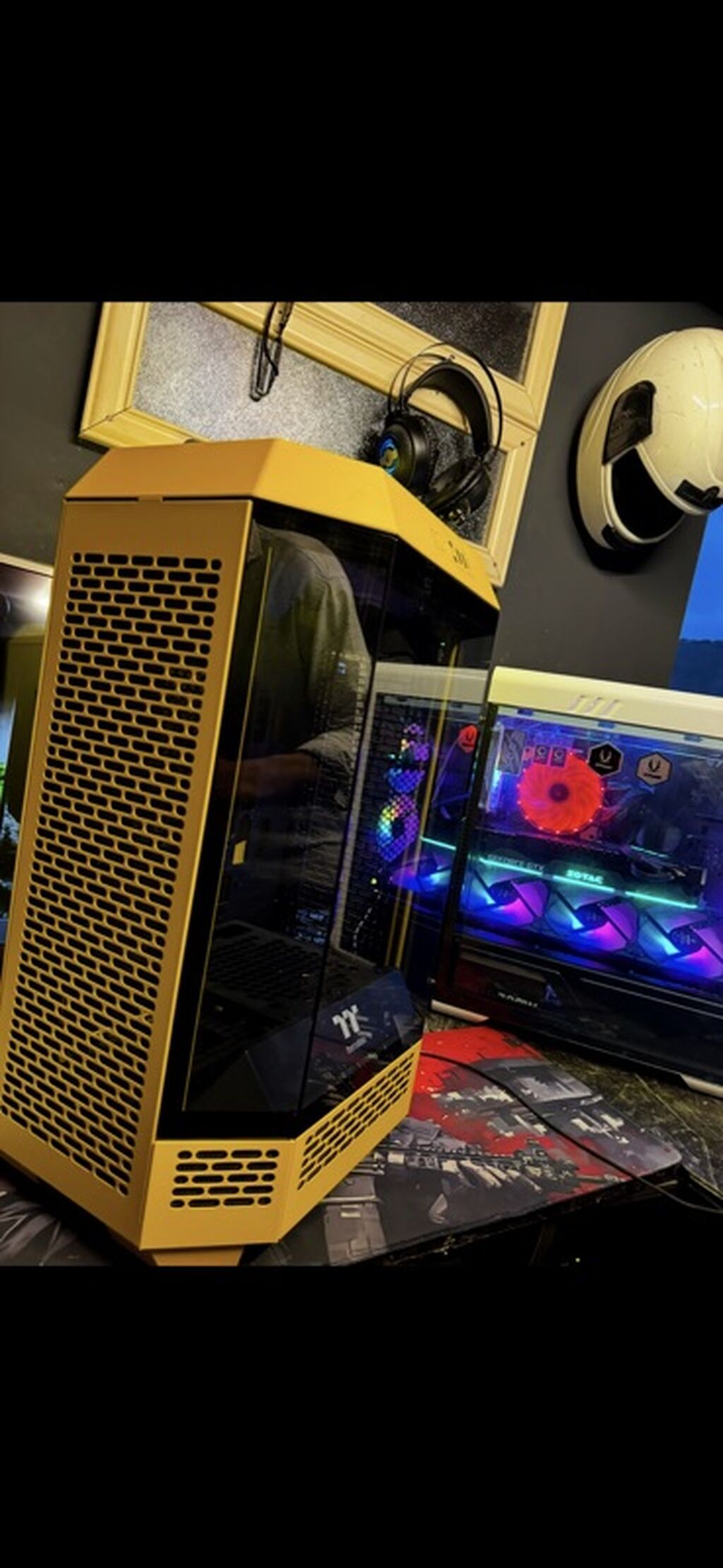 Bumble Bee case İ7 11700 1080 Ti 11 Gb DDR4 3200 ram 48Gb (RGB + — Korpuslər, Digah (3)