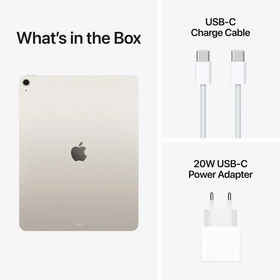 Apple iPad Air 13 M4 256GB Wi-Fi 2026 Starlight — Planshetlər, Bakı (2)