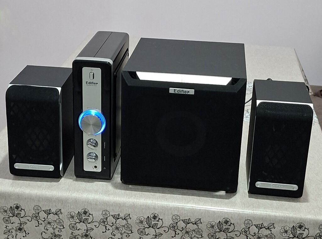 Musiqi mərkəzi,dinamiklər. 2+1 Akustik sistem "Edifier".Bluetooth və — Akustik sistemlər, Bakı (2)