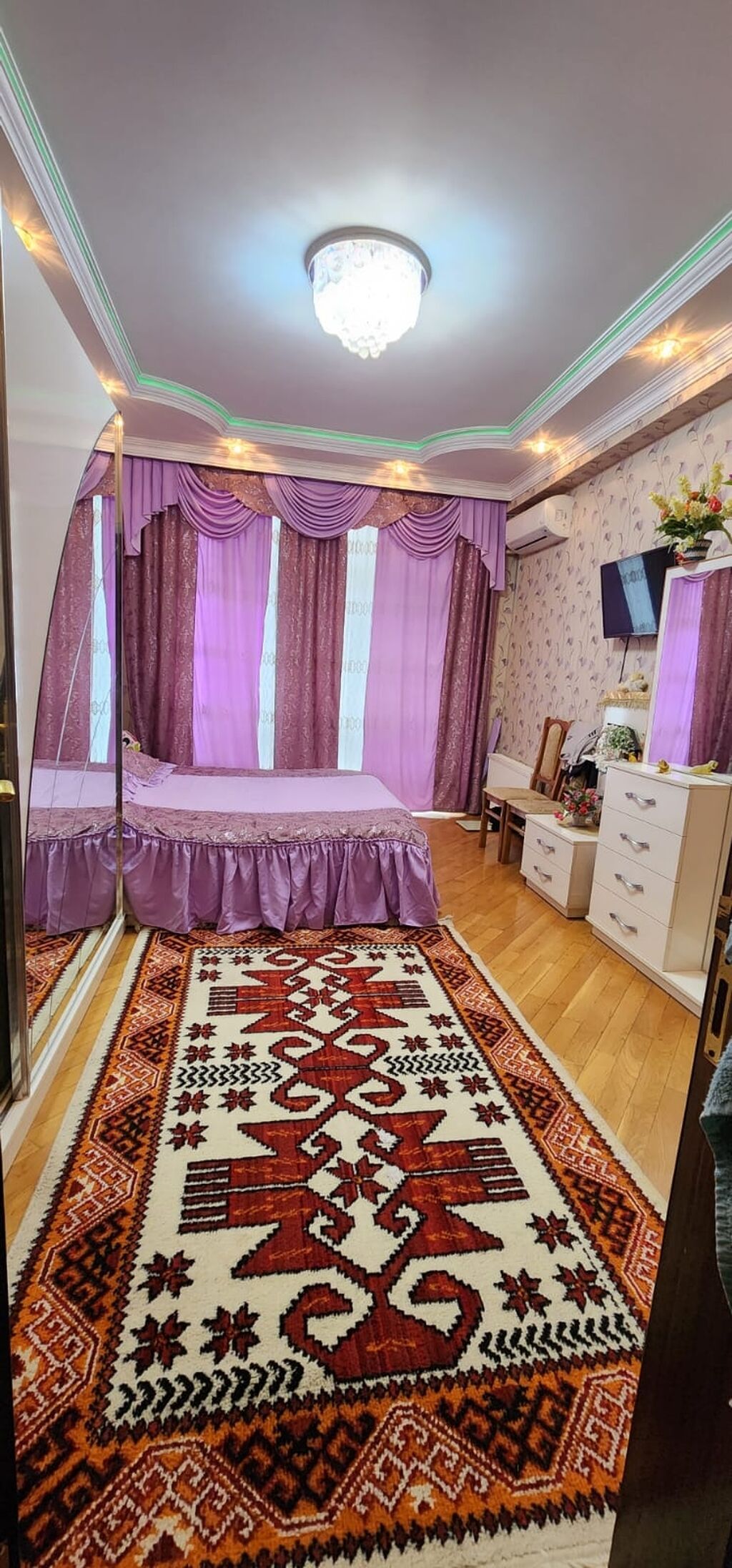 Kiralık 3 odalı daire (eski bina), 140 m² — Mənzil, Bakı (8)
