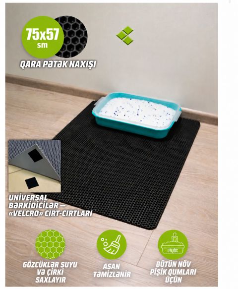 Xalça, pişiklər və itlər, EVA, qara — Bakı