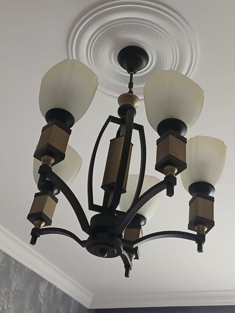 Çılçıraq, 6 lampa, Metal — Digah