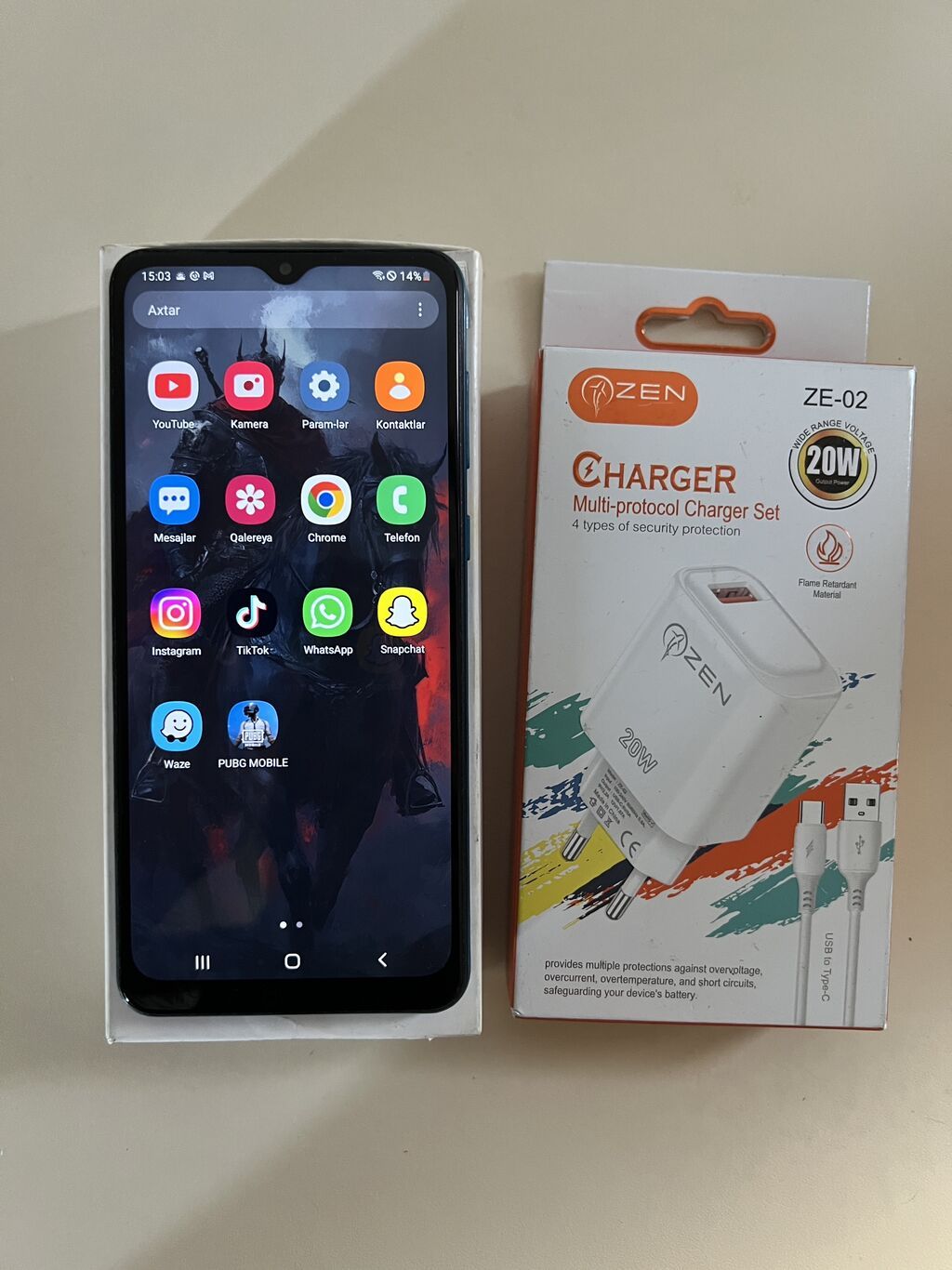 Samsung Galaxy A02, 32 GB, rəng - Mavi, Sensor — Samsung, Bakı (5)
