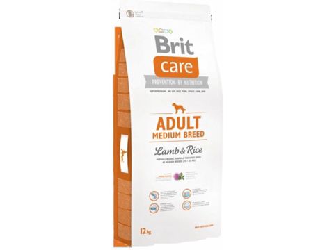 Quru yem Brit Care Adult Medium Breed Lamb&Rice orta cinslər üçün 12 kq — Bakı