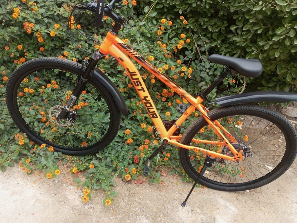Dağ velosipedi – Just Your (MTB) - Rəng: parlaq narıncı, qara — Dağ velosipedləri, Bakı (4)