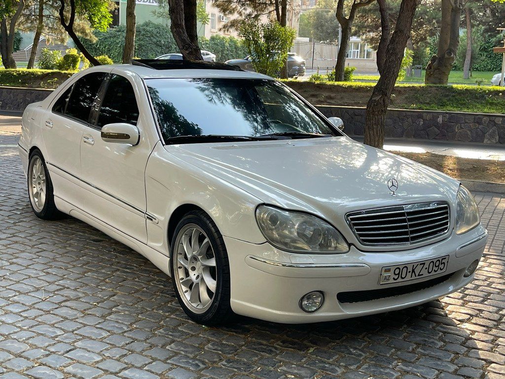 Mercedes S 320, 3.2 L, 1999 il, 255 000 km 90-KZ-095 — Avtomobillər, Bakı (7)