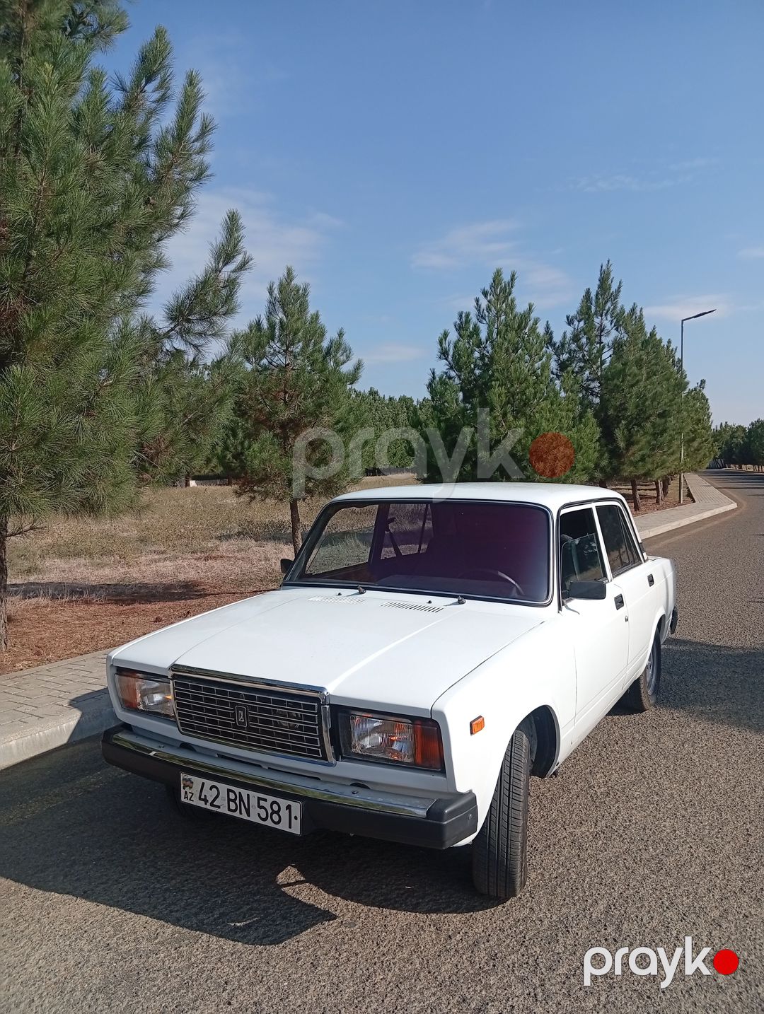 Lada 2107 klassik Sovyet avtomobili, yaxşı vəziyyət, 1700 sm³ 42-BN-581 — Avtomobillər, Masallı (3)