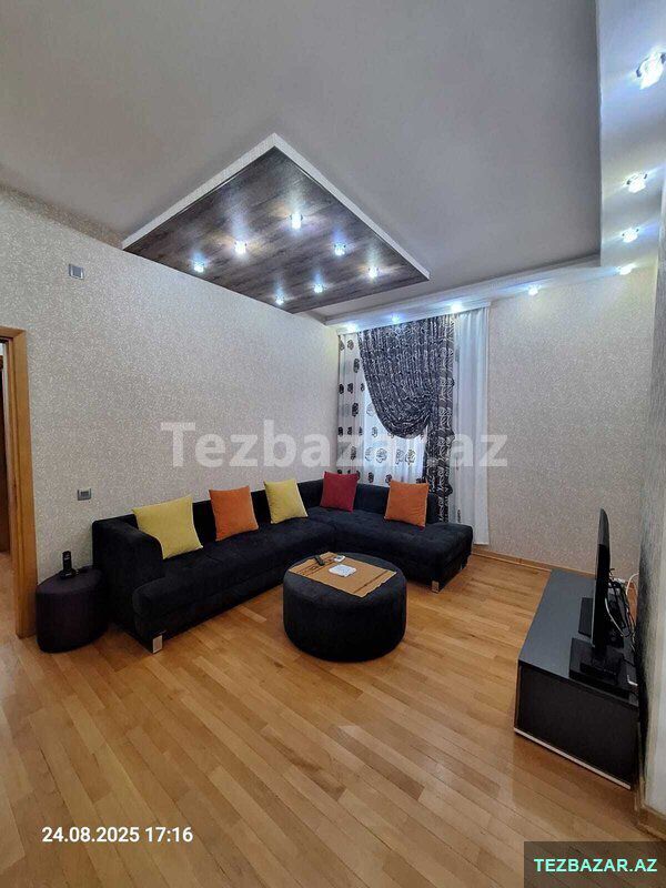 Satılır 2 otaqlı yeni tikili 91 m², Elmlər Akademiyası m — Mənzil, Bakı (3)