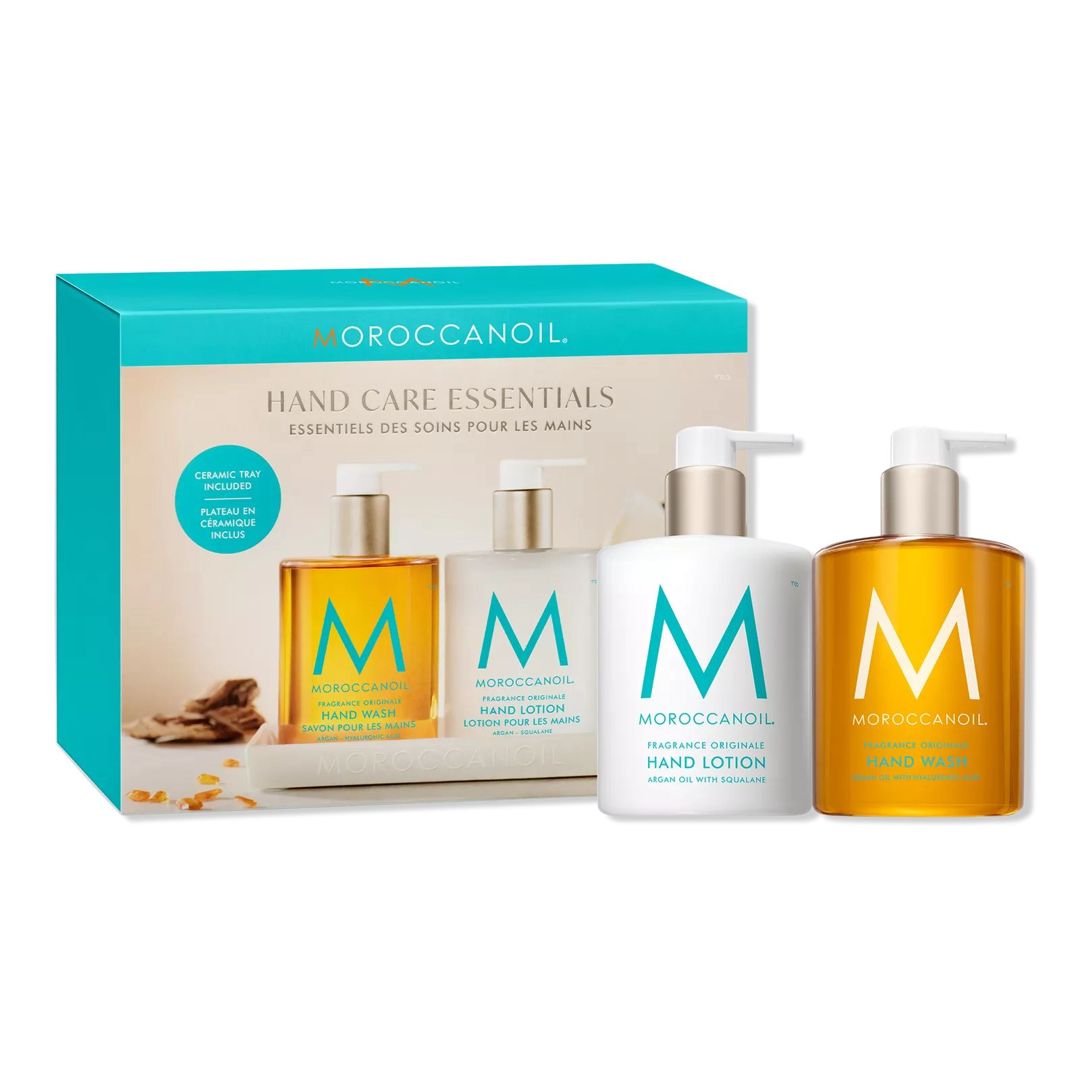 Əllər üçün qulluq dəsti Moroccanoil Hand Care Essential (əl losyonu 360 ml + əl üçün gel 360 ml) — Mallar, Bakı