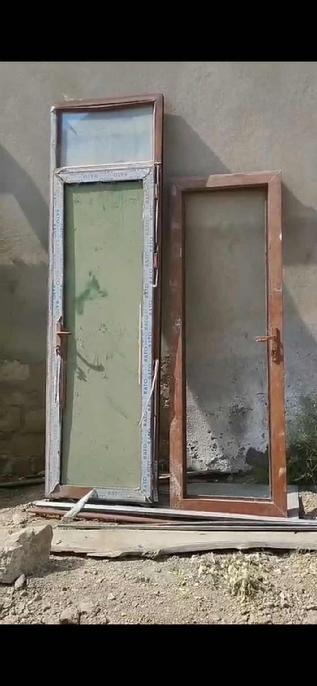 Plastik və alüminium qapı-pəncərə çərçivələri dəsti - Müxtəlif — Pəncərələr, qapılar, balkonlar, Bakı (3)