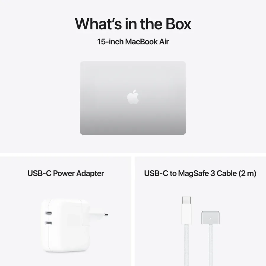 Apple MacBook Air 15.3 M5 16GB/1TB (10C CPU/10C GPU) Silver — Apple Macbook, Bakı (3)
