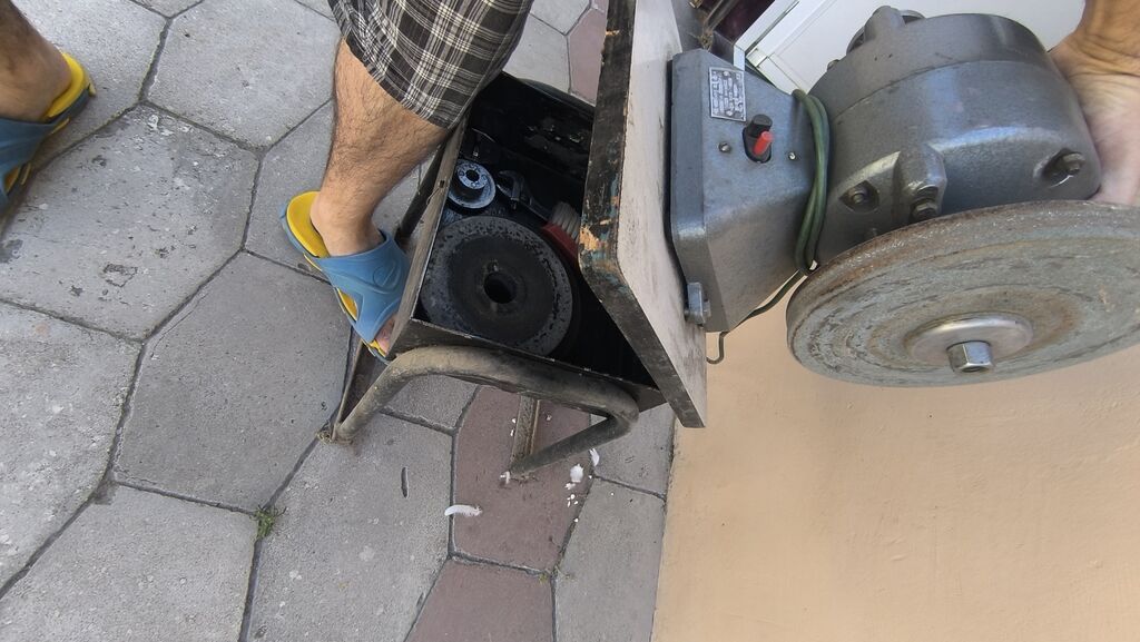 Itiləmə, İki tərəfli elektrik çiləmə/iti­ləmə dəzgahı (sancaqlı — Stanoklar, Bakı (5)