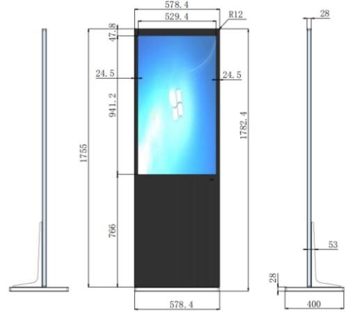 SF1 Basic 43-inch Interactive Digital Signage LE043KD (SF1 Basıc) — İnteraktiv panellər və LED ekranlar, Bakı (2)