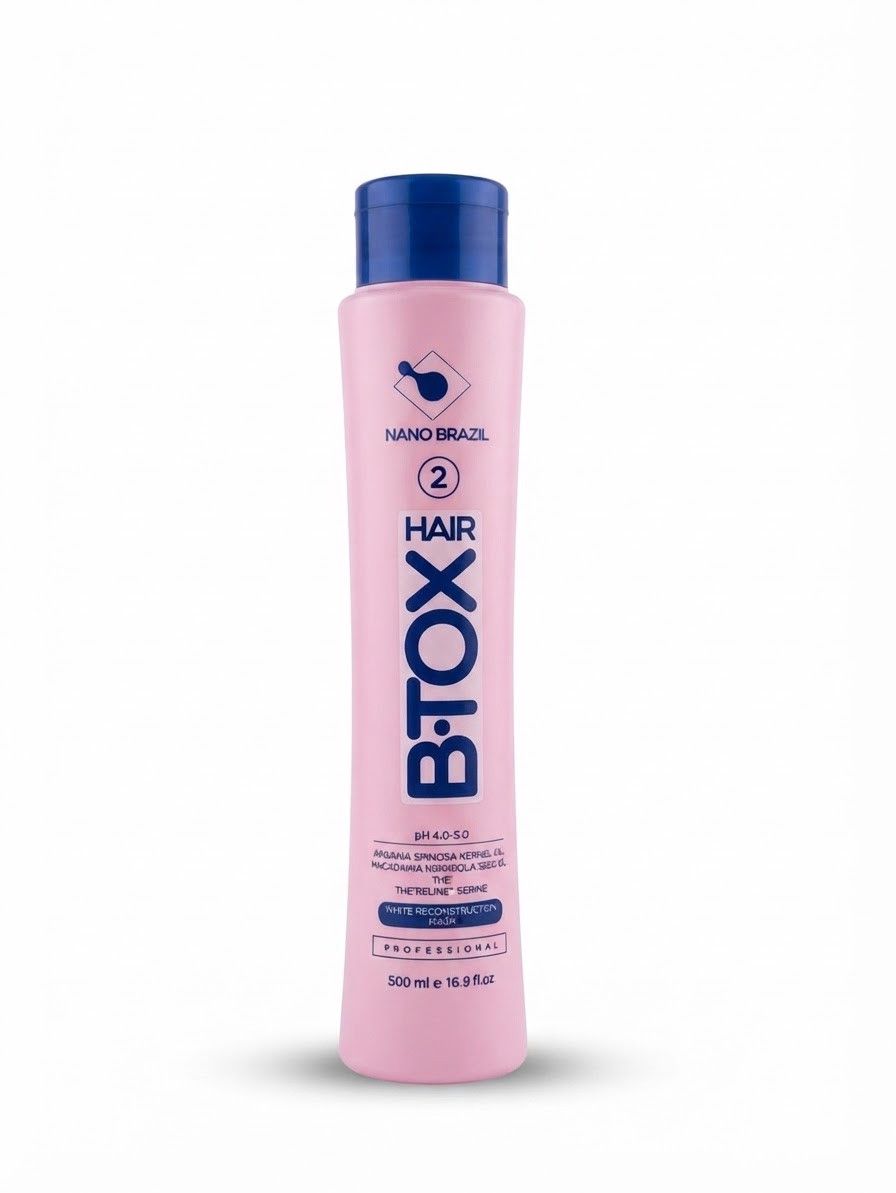 Saç üçün maska-botoks Nano Brazil Hair B.Tox White Reconstruction, 500 ml — Mallar, Bakı