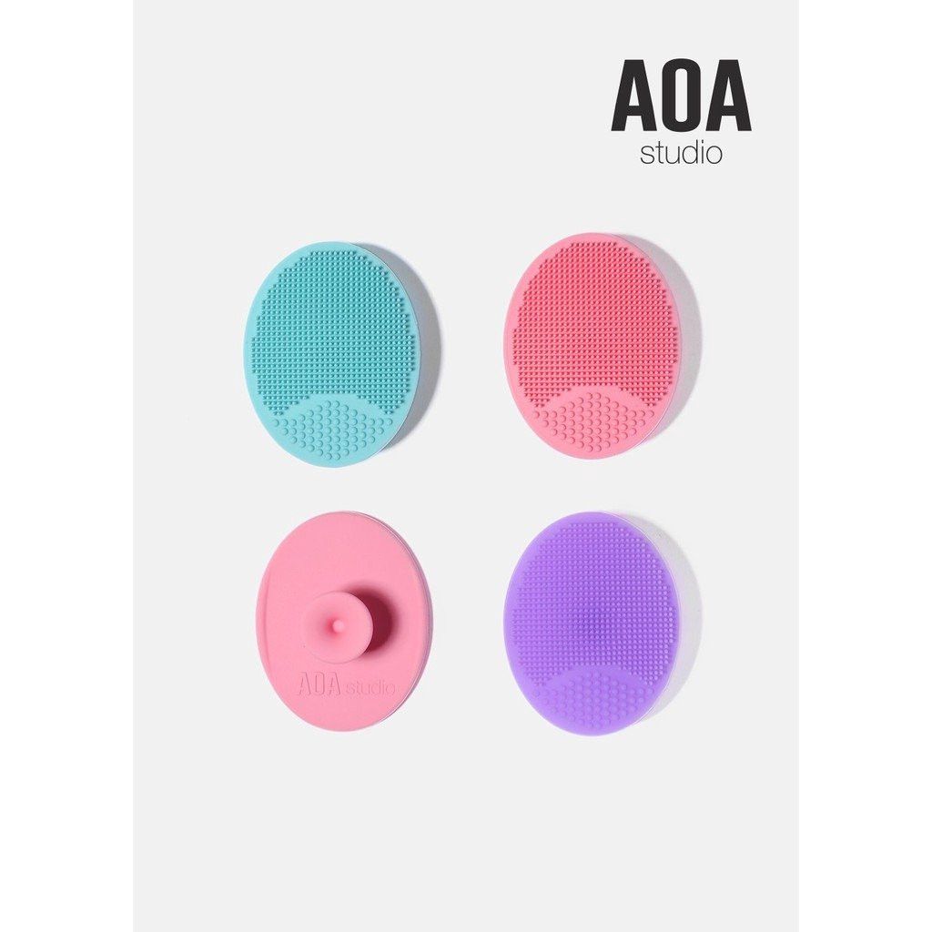 Üz təmizləmə aksessuarı AOA Scrubby Facial Cleansing Pad Light Blue — Mallar, Bakı (2)