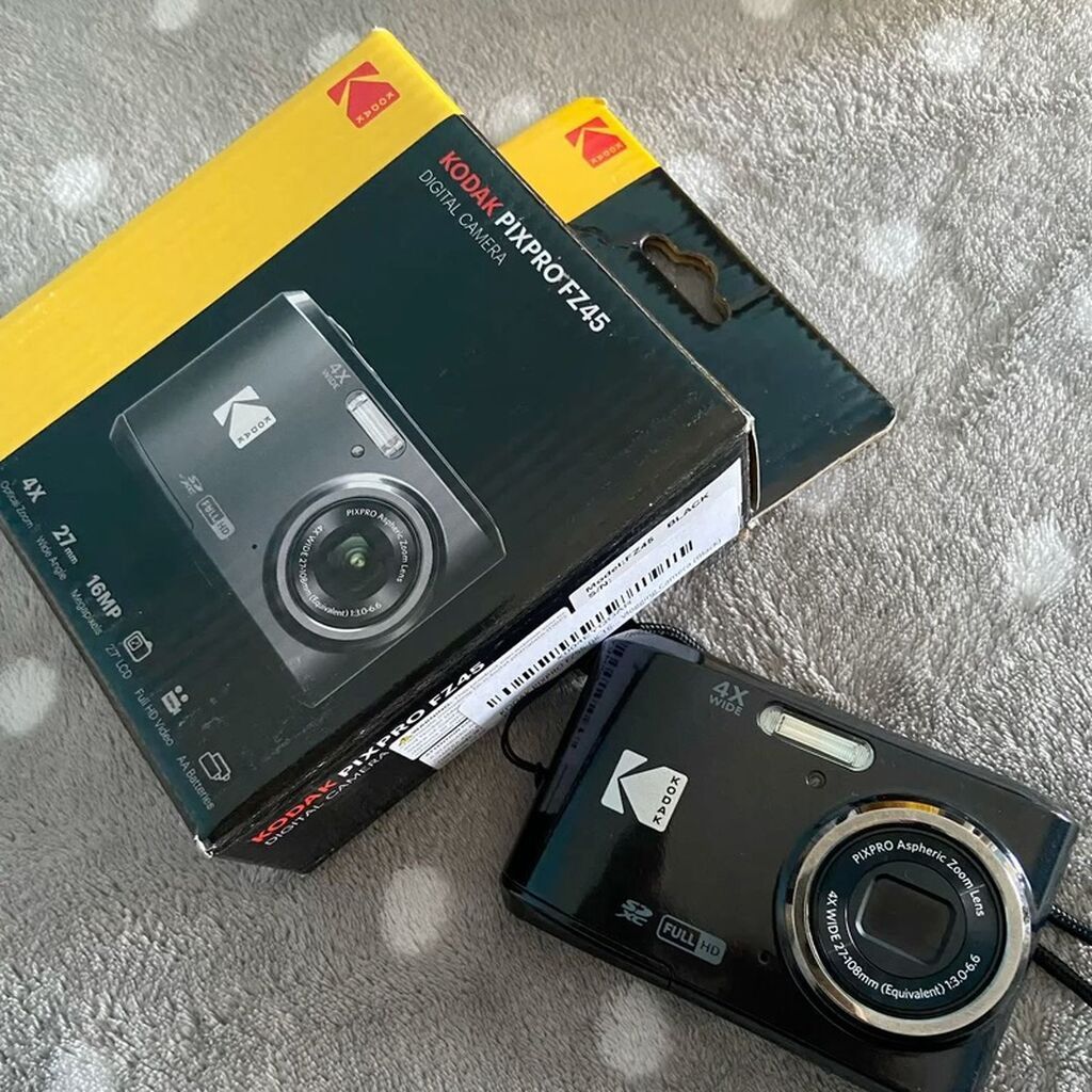 Kodak Pıxpro FZ45 rəqəmsal fotoaparat - 16 MP sensor - 4x optik zum — Fotoaparat, Sanqaçal (2)