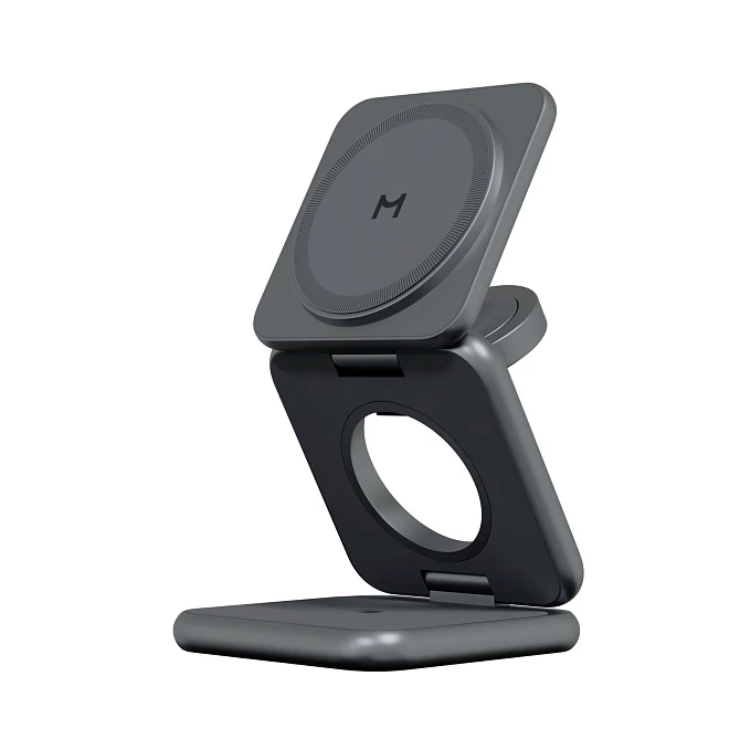 Wireless charger Magssory Fold 3 in 1 for Samsung Midnight (WCH043m) — Bakı