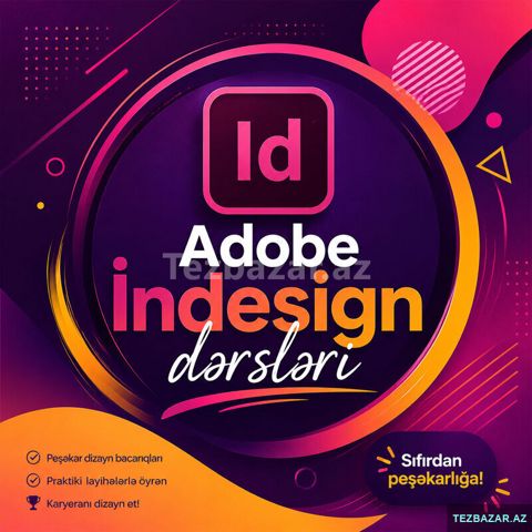 Indesign kursu – Praktiki dizayn dərsləri — Bakı