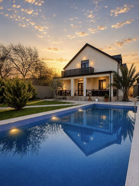 Satılır 5 otaqlı həyət evi/bağ evi 190 m² — Bakı