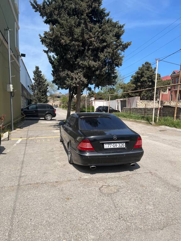 Mercedes S 320, 3.2 L, 2001 il, 360 000 km 77-GV-326 — Avtomobillər, Bakı (8)