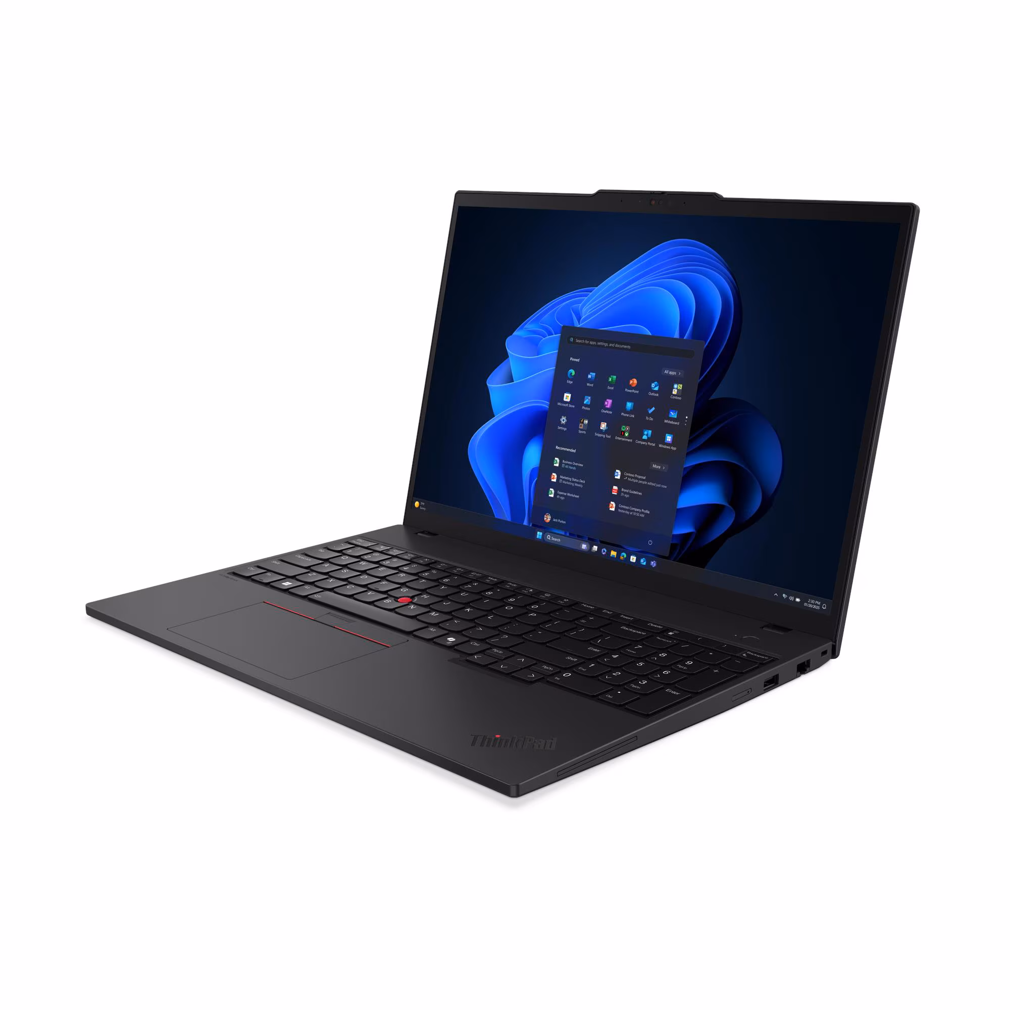 Laptop Lenovo ThinkPad T16 G4/ 16" Wuxga (1920x1200) IPS/ U7 258V/ 32GB/ 512GB SSD/ FreeDos/ Black — Lenovo, Bakı (2)