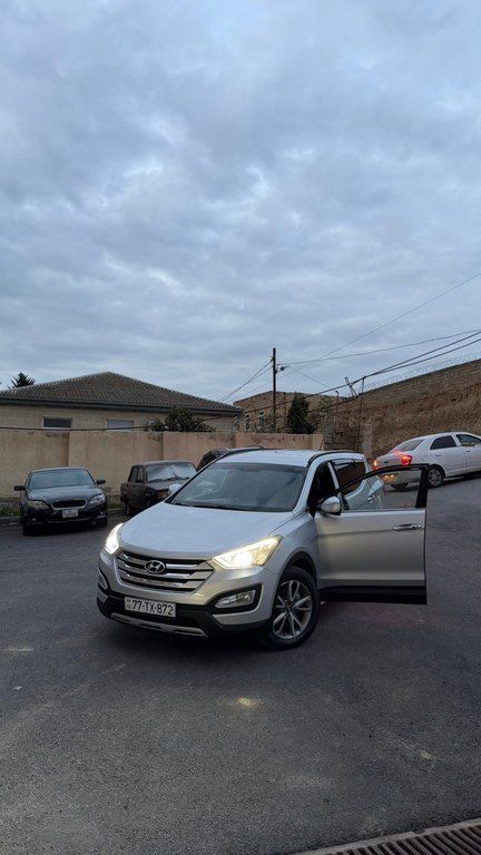 Hyundai Santa Fe, 2.0 L, 2013 il, 198 000 km 77-TX-872 — Avtomobillər, Bakı