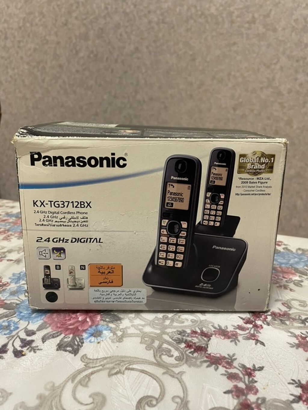 Stasionar telefon Panasonic, Simsiz, Yeni, Pulsuz çatdırılma — Kabel və radio telefonları, Digah (2)