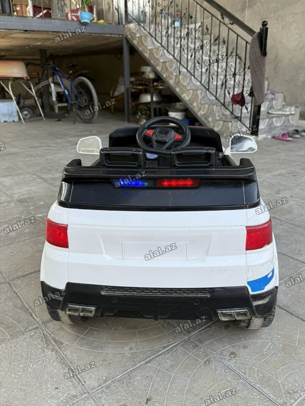 Uşaq üçün elektrikli polis avtomobili – Ride-on Xüsusiyyətlər — Mallar, Sumqayıt (3)