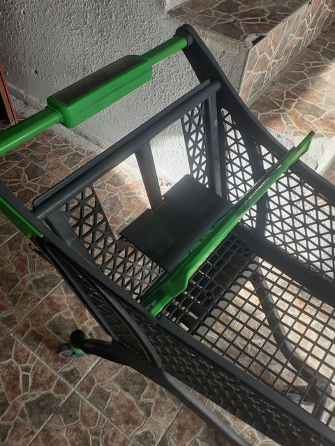 Plastik-supermarket səbəti (ticarət arabası)ı - Material: yüngül və — EL-İŞİM