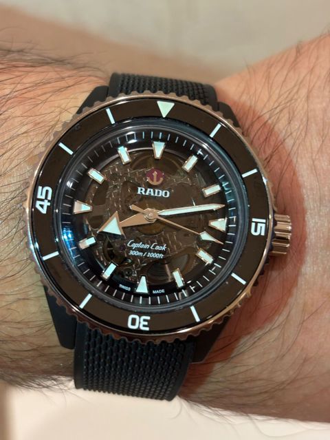 Rado Captain Cook Automatic Skeleton — Original Swiss Made Cəmi 5 ay — Bakı