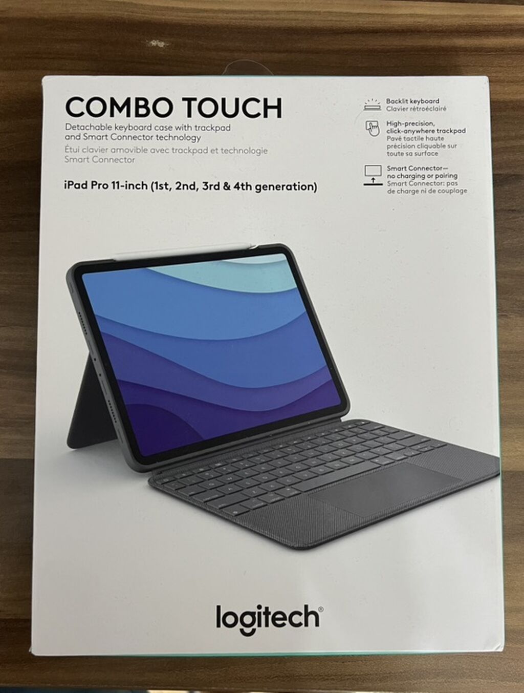 Logitech Combo Touch – iPad Pro 11" üçün klaviaturalı qoruyucu futlyar — Planshet aksesuarları, Bakı (3)