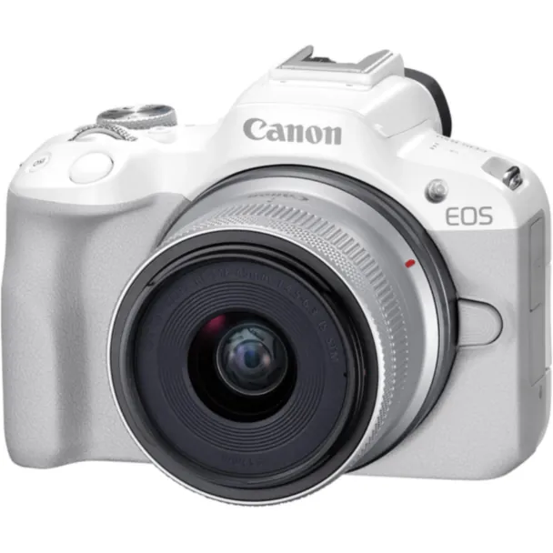 Canon EOS R50 WH + Lens RFS18-45 S — Bakı