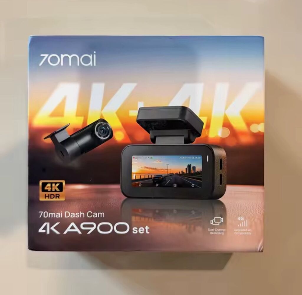 70mai A900 4K Dash Cam – Yeni nəsil iki kanallı avto‑qeyd cihazı + — Video qeydediciləri, Bakı (6)