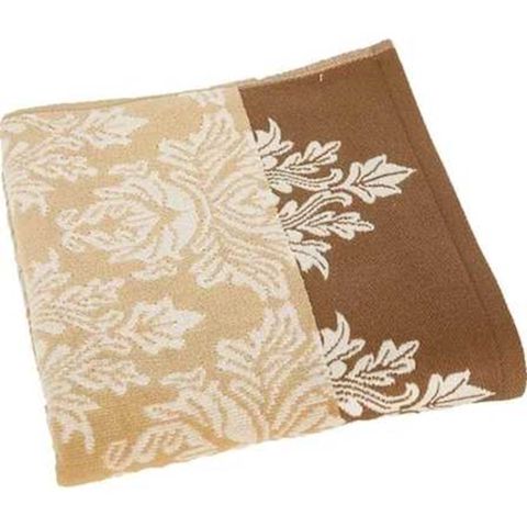 Dəsmal Ozdilek Damask Desenli Kahve Havlu, 100% pambıq, qəhvəyi, 50x90 sm — Bakı