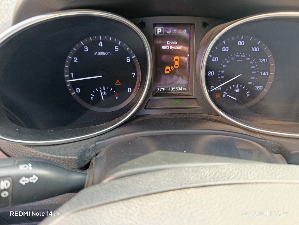 Hyundai Santa Fe, 2.0 L, 2017 il, 137 000 km — Avtomobillər, Bakı (5)