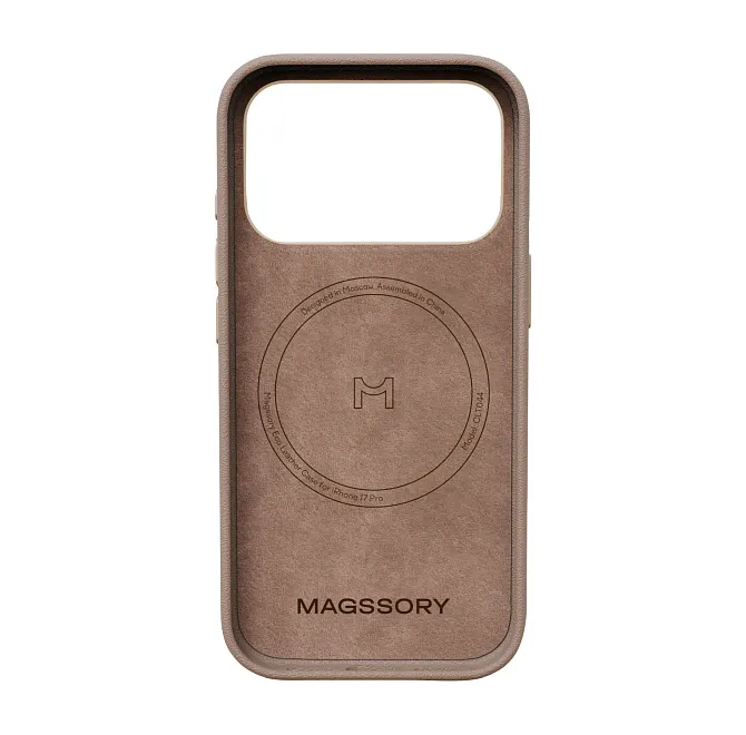 Smartphone case Magssory Eco-Leather Case for iPhone 17 Pro Latte (CLT044l) — Telefonlar və qadjetlər, Bakı (2)