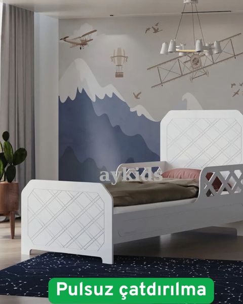 Oğlan və qız üçün, Yeni, Çarpayı, Bazasız, Matrassız, Siyirməsiz — Bakı