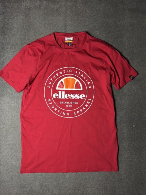 Futbolka, Ellesse, L, rəng - Qırmızı — tahiralyw