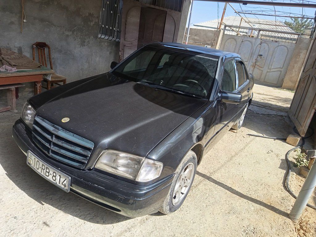 Mercedes C 180, 1.8 L, 1994 il, 360 000 km 10-RB-814 — Avtomobillər, Bakı (2)