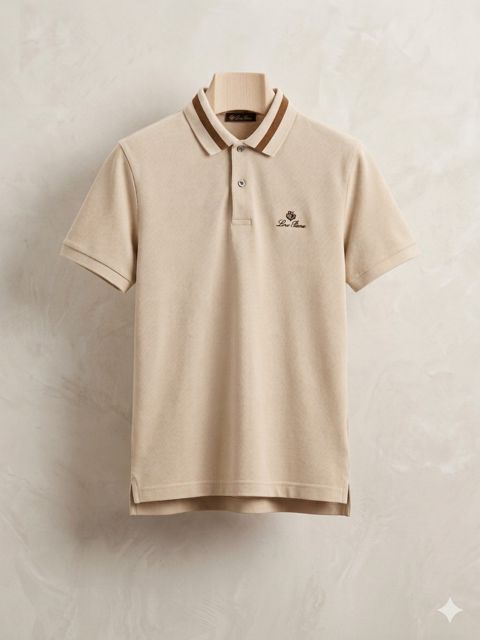 Kişilər üçün polo 2395355. bej, pambıq, ölçü XL — Bakı