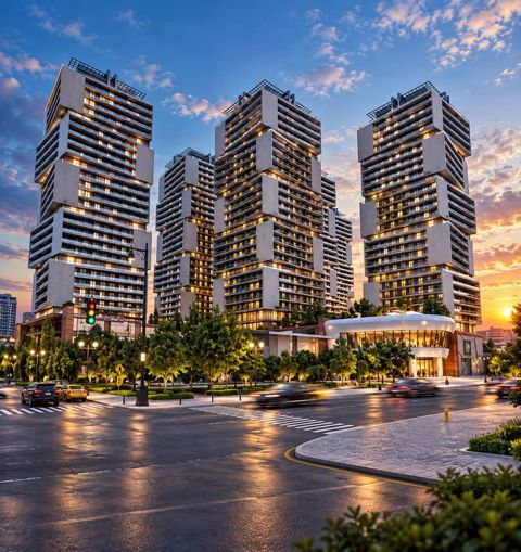 Satılır 3 otaqlı yeni tikili 107 m² — Bakı