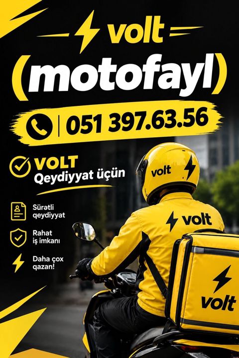 Moto-kuryer tələb olunur — Bakı