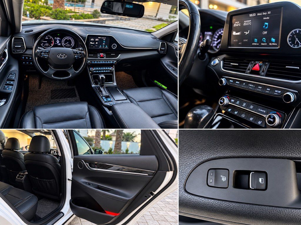 Hyundai Grandeur, 2.2 L, 2017 il, 128 000 km — Avtomobillər, Bakı (7)